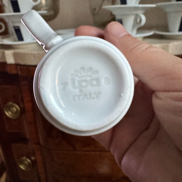 Lavazza - White Espresso Cup and Saucer Set - Madeline Italy - Picture 5 of 5